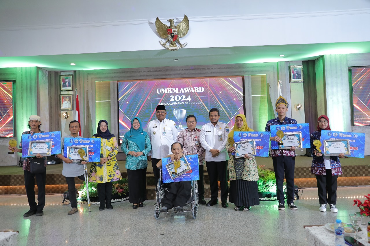 Pj Ketua TP PKK Safriati Safrizal Hadiri UMKM Award 2024